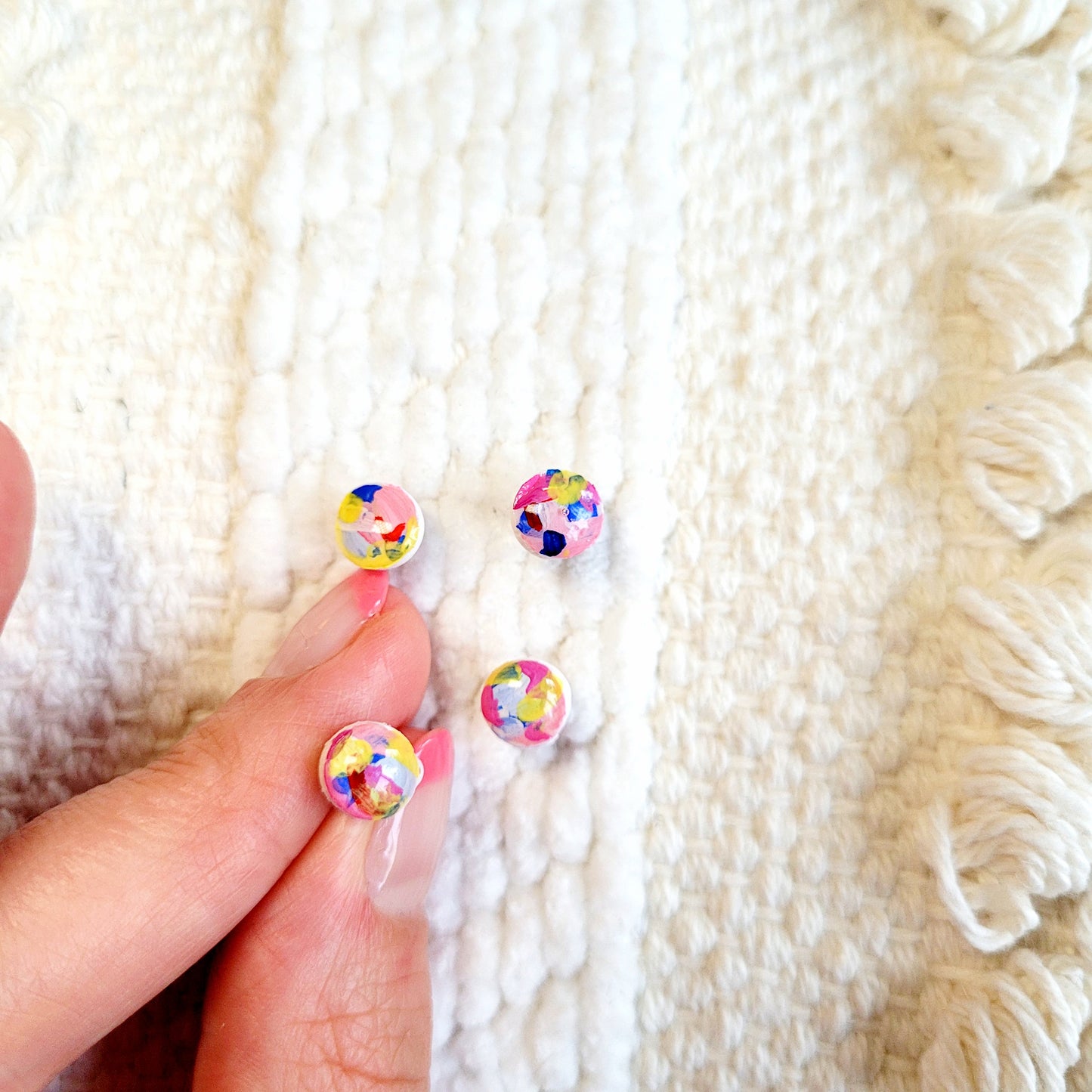 Saphire Haze Small stud Earrings