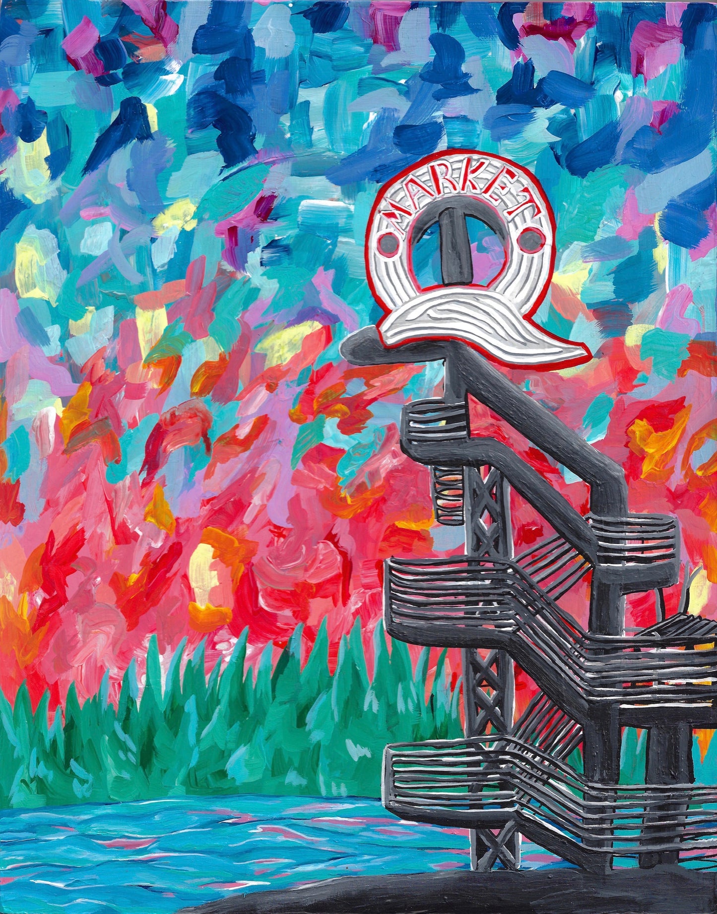 Twilight Nights Original Painting