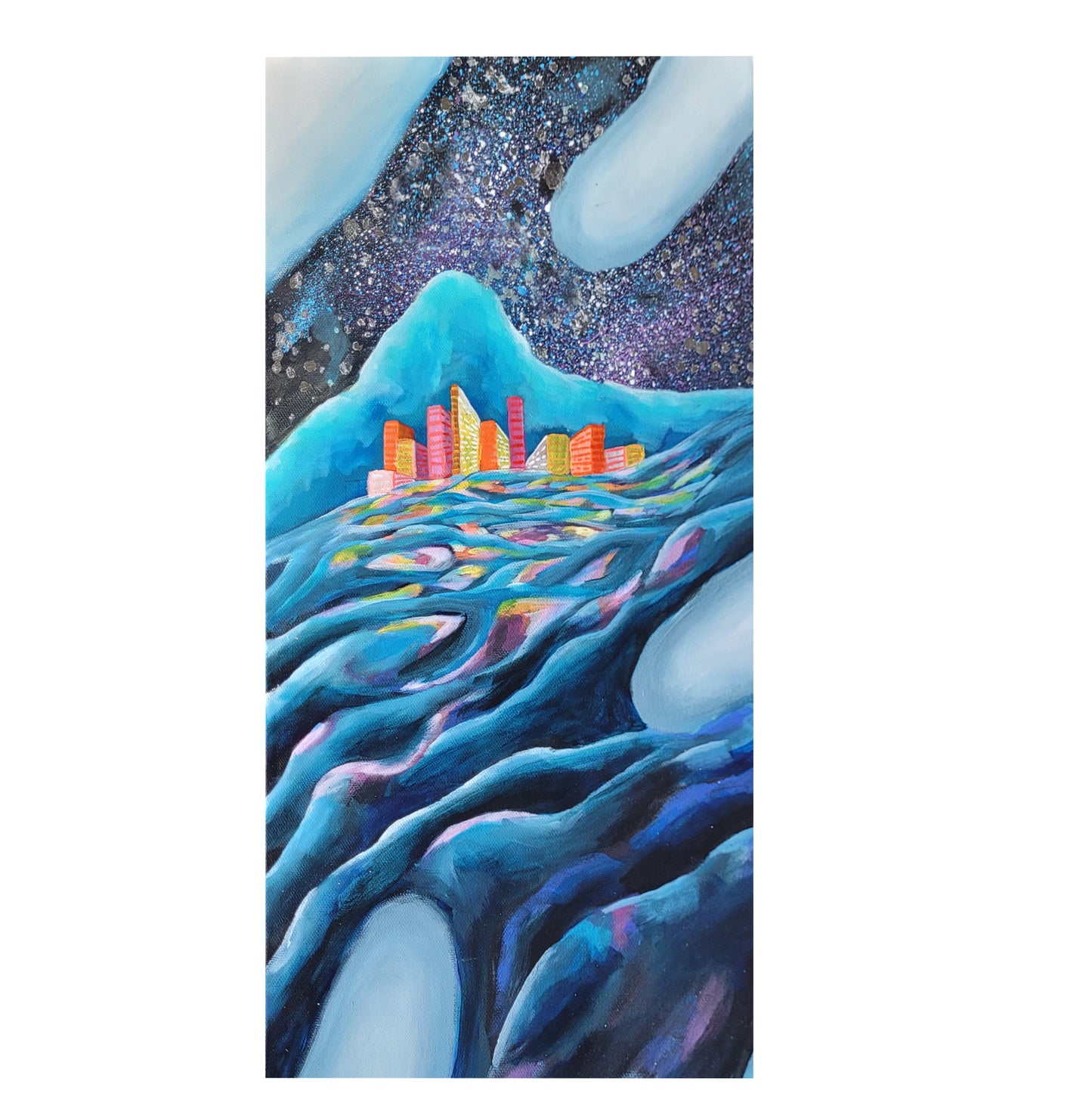 Lights Relections Original Painting