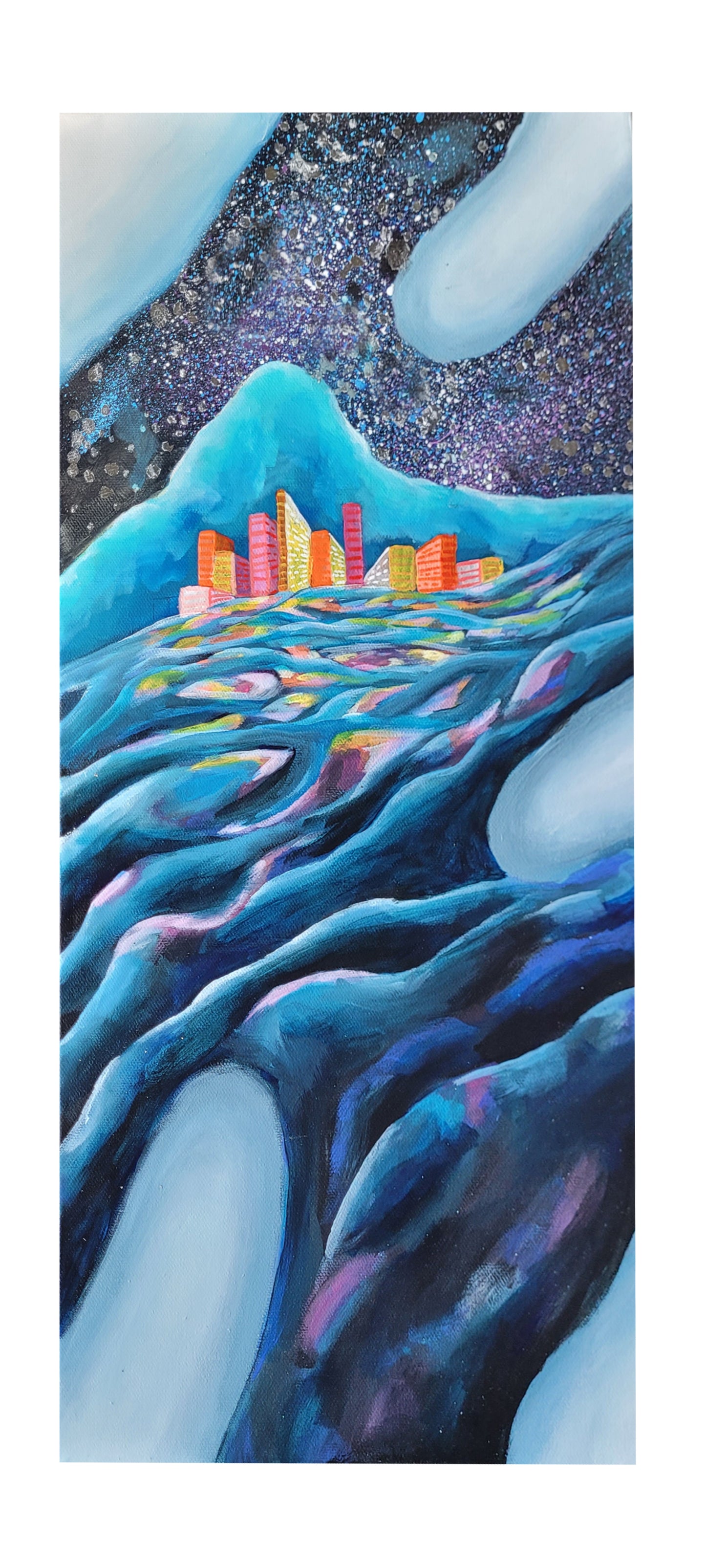 Lights Relections Original Painting