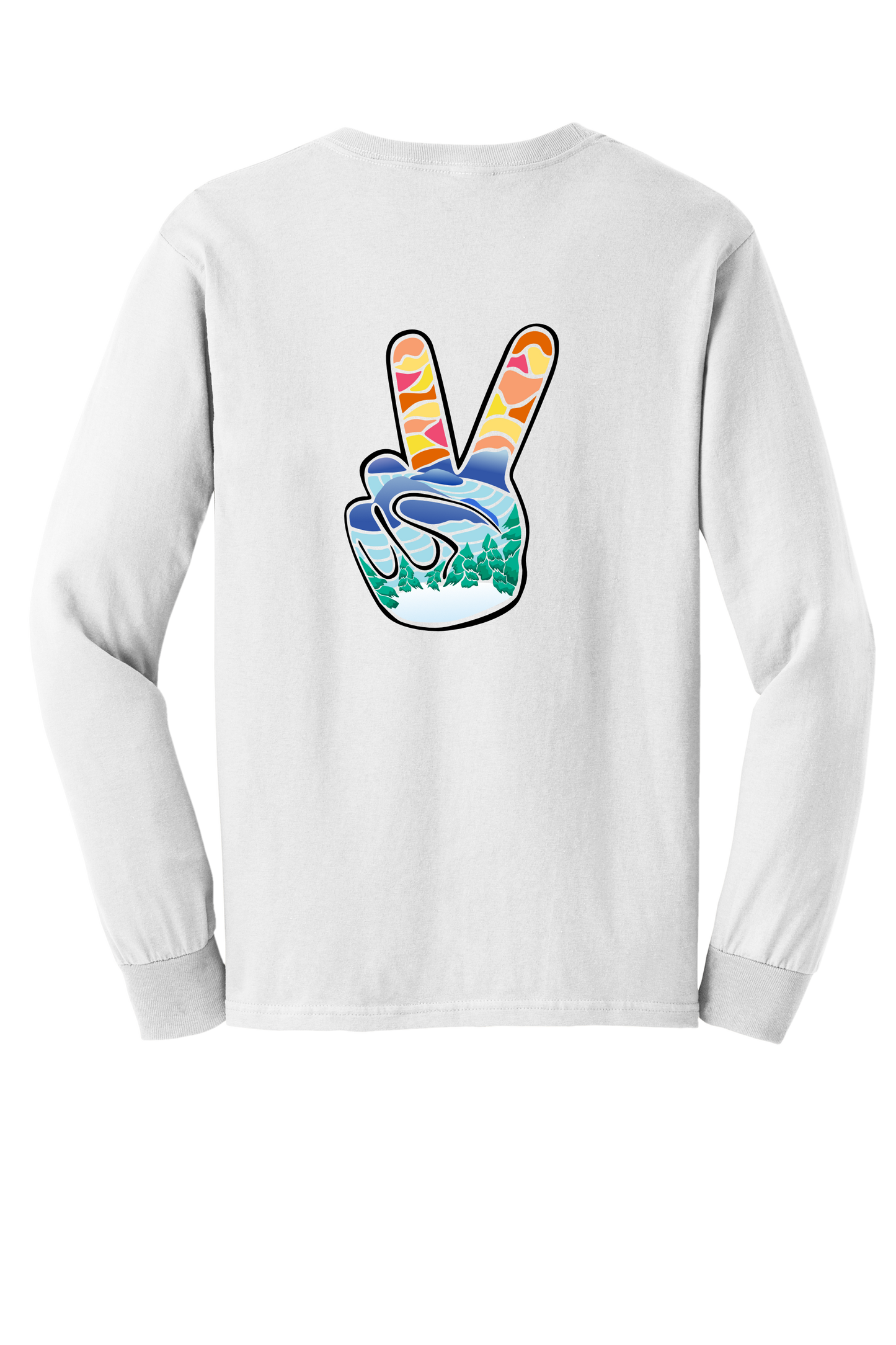 North Shore Peace White Long Sleeve