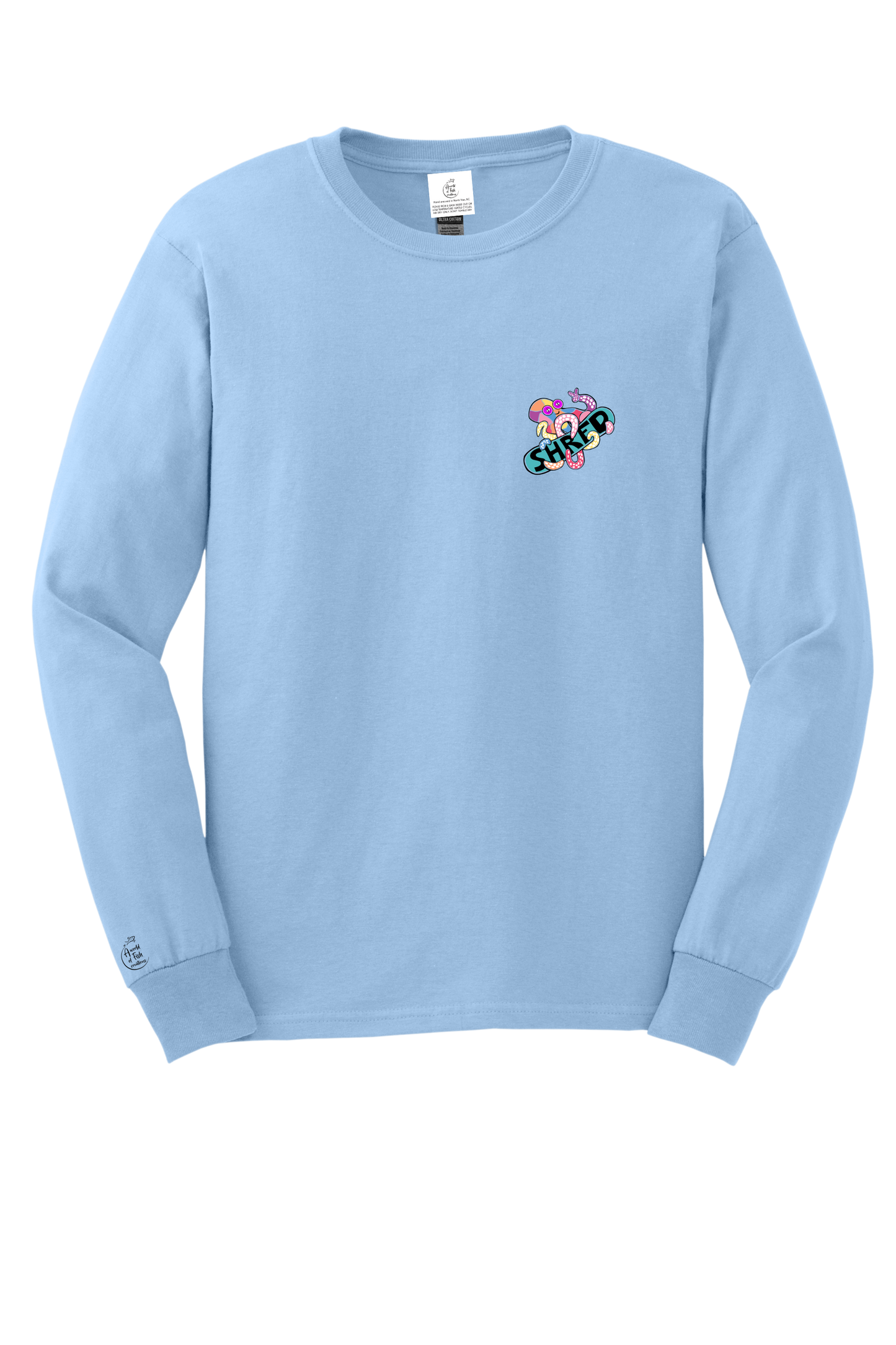 Octo-Grab Light Blue Long Sleeve
