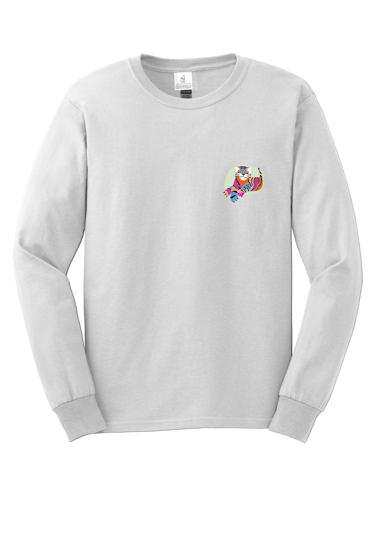 Tiger Day White Long Sleeve