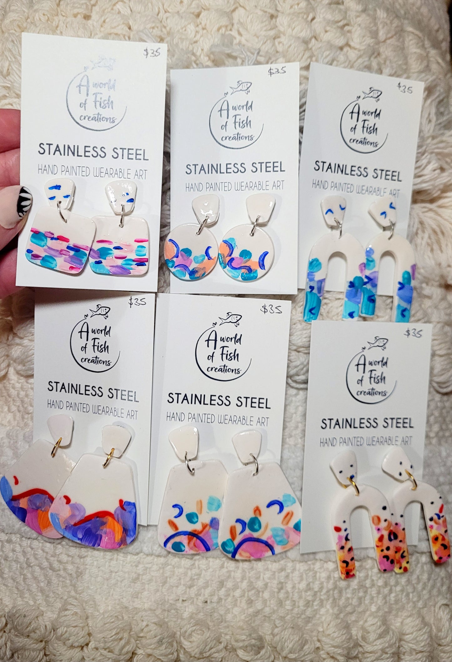 Custom XL Dangling Earrings