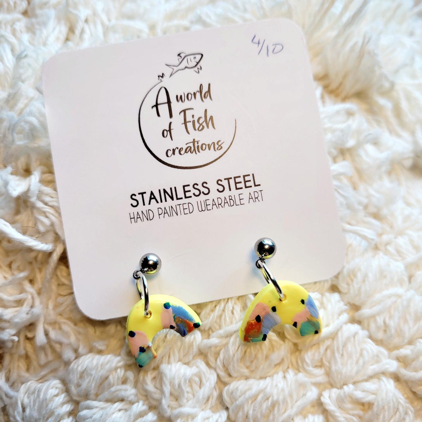 Sunny Days Rainbow Dangling Earrings