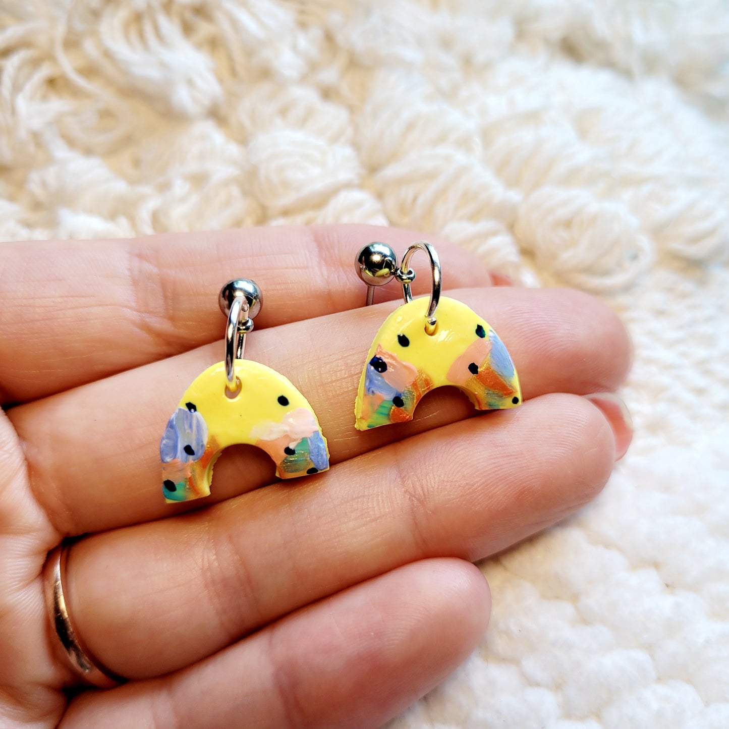 Sunny Days Rainbow Dangling Earrings