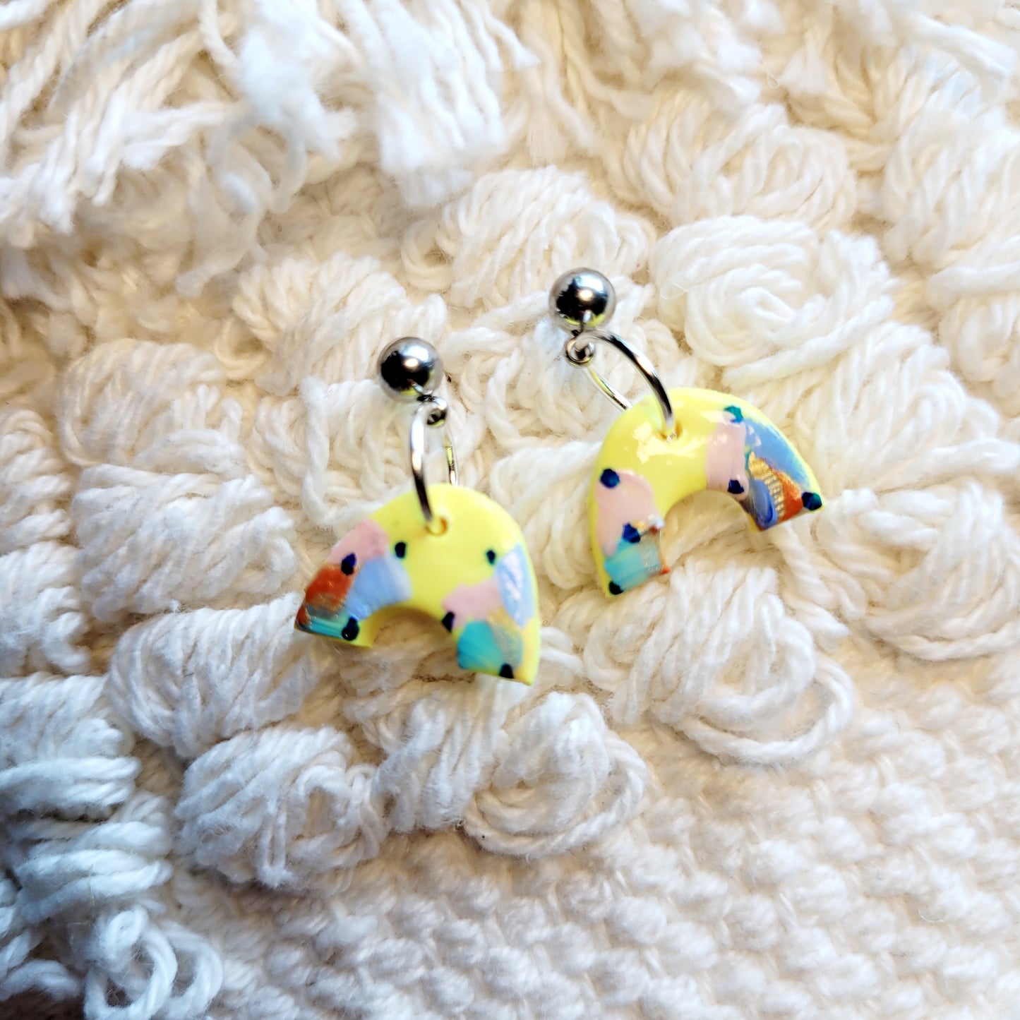 Sunny Days Rainbow Dangling Earrings