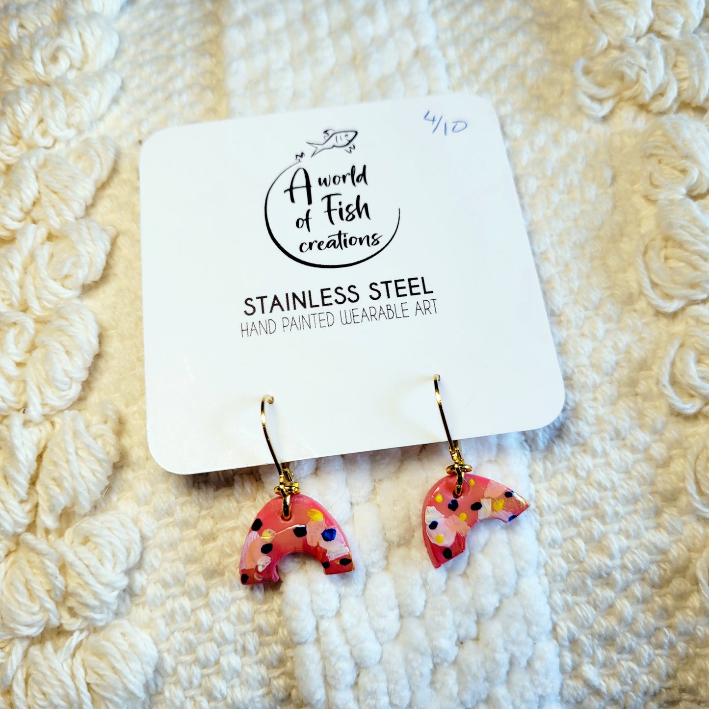 Golden Hour Rainbow Dangling Earrings