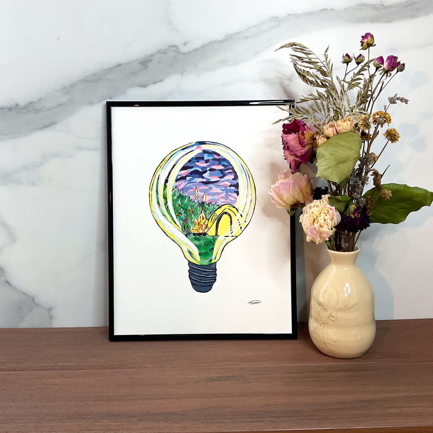 Campfire Art Print