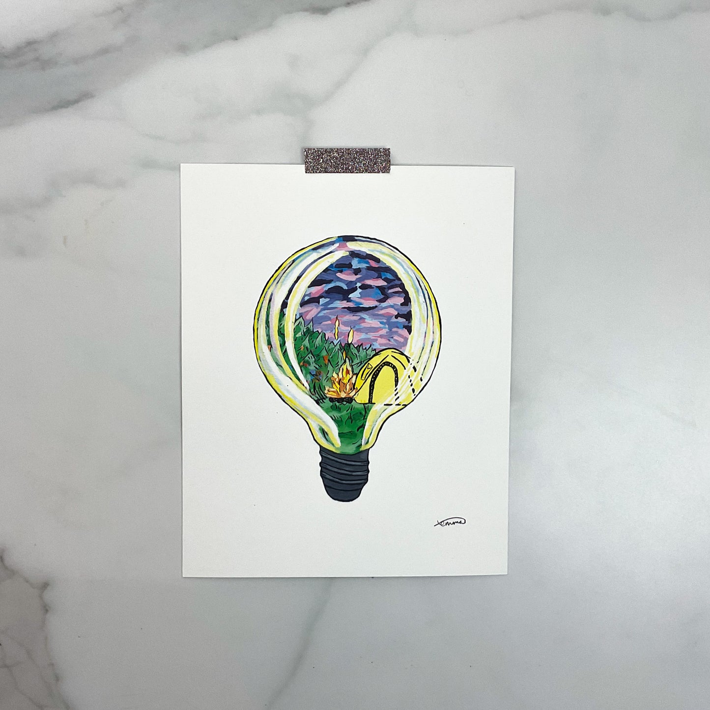 Campfire Art Print
