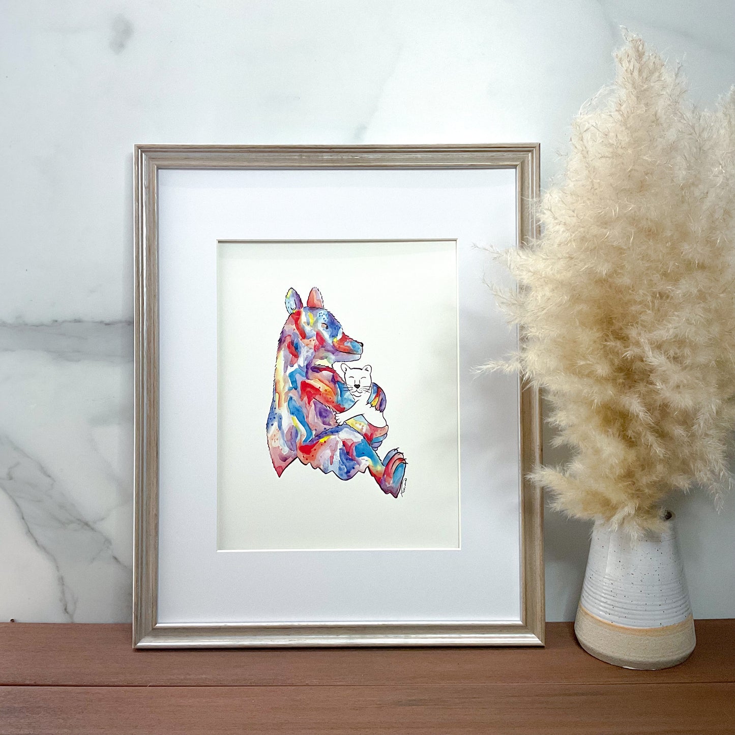 Bear Hug Art Print
