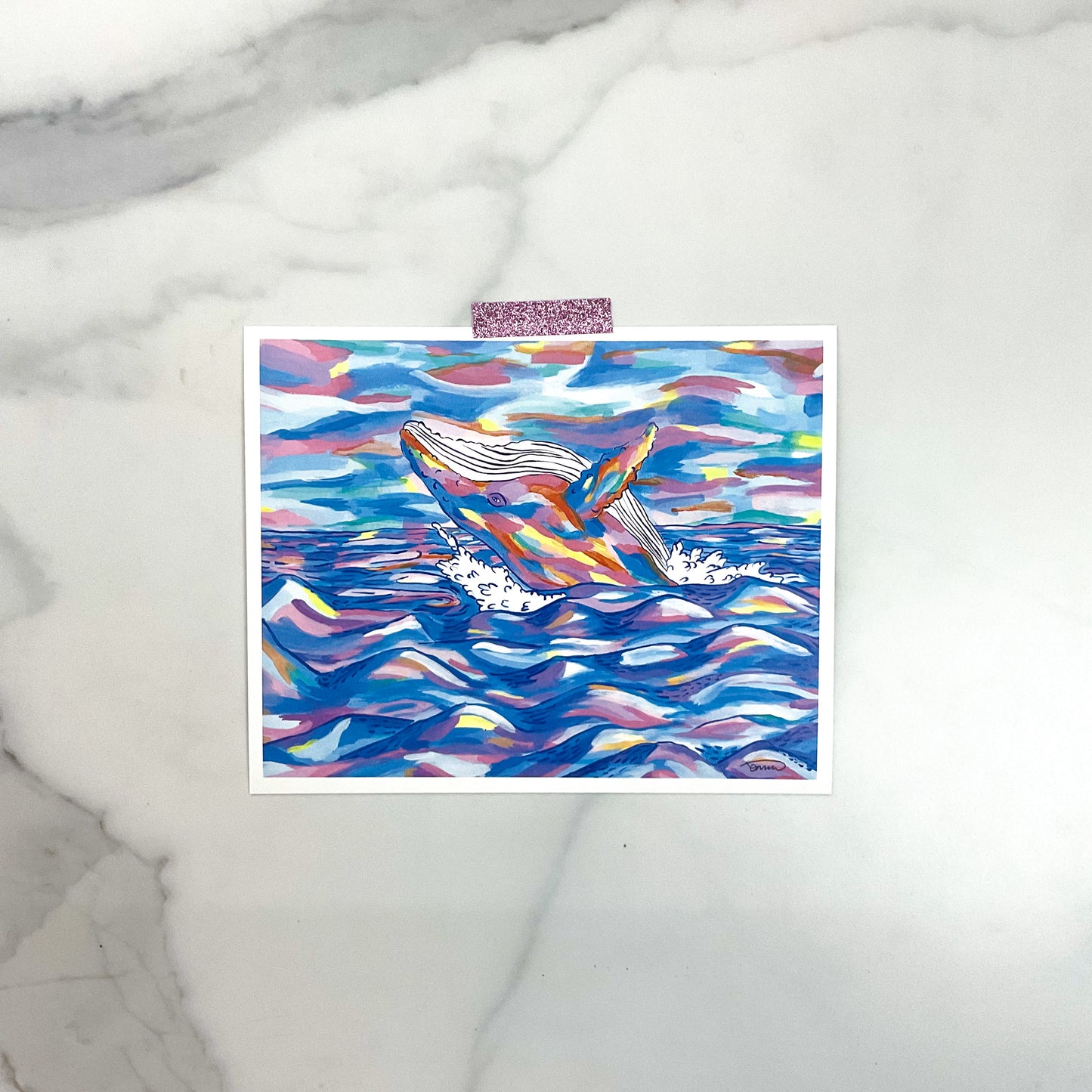 The Whale Art Print