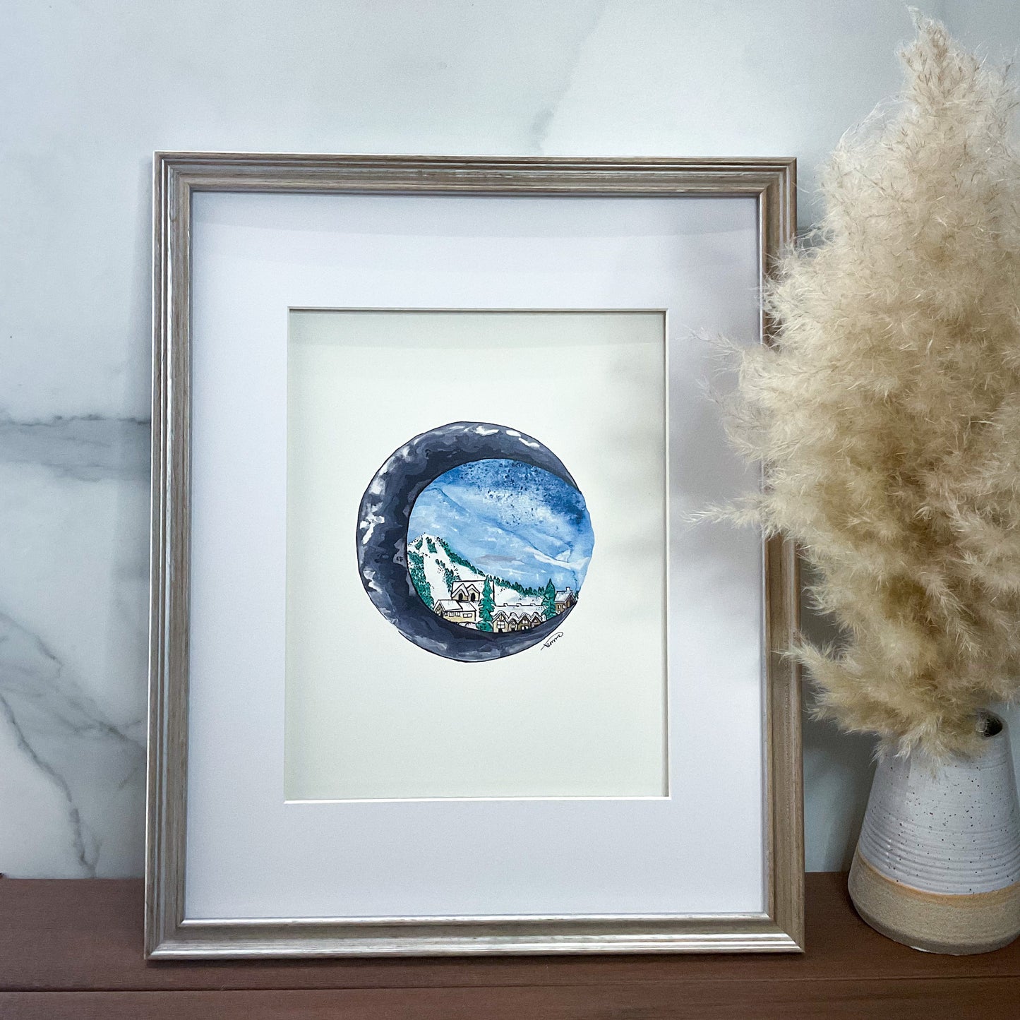 Bright Side of the Moon Art Print