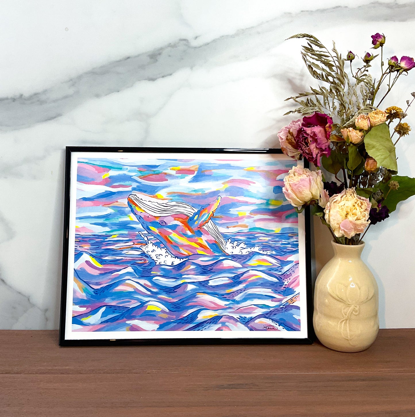 The Whale Art Print