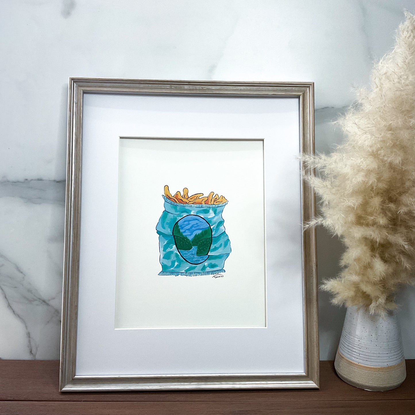 Adventure Snacks Art Print
