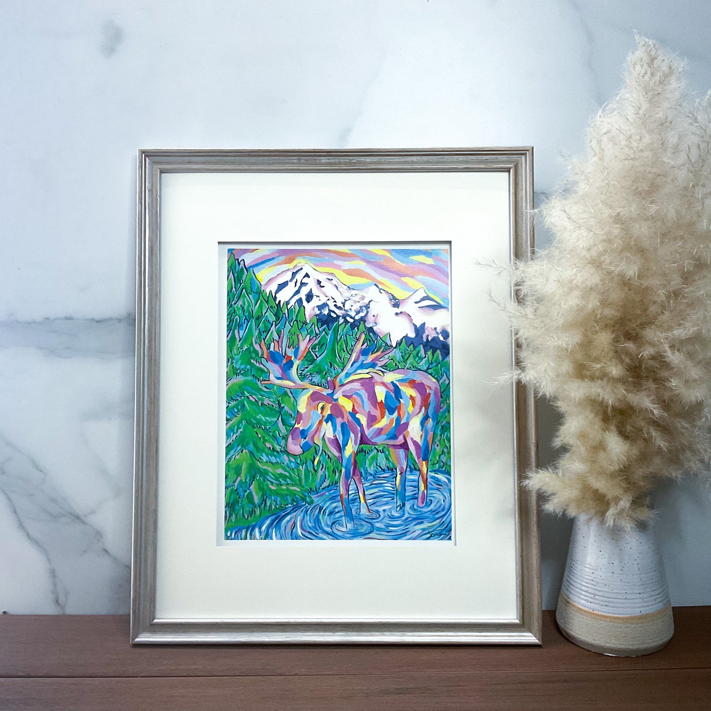 The Moose Art Print