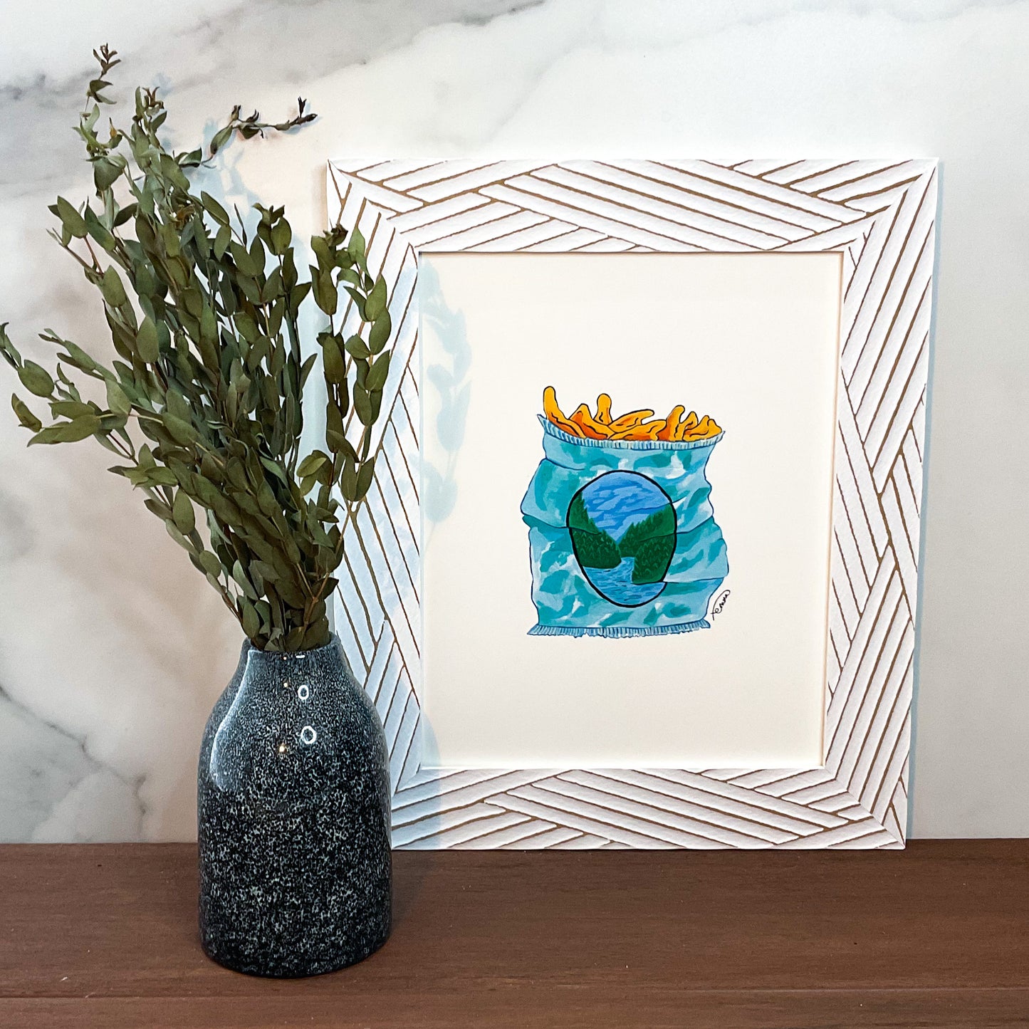 Adventure Snacks Art Print