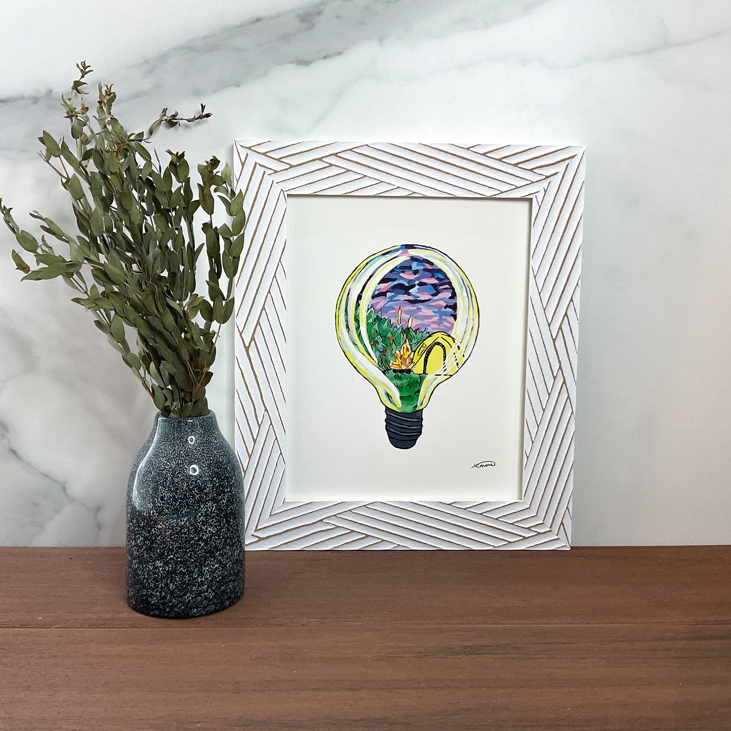 Campfire Art Print