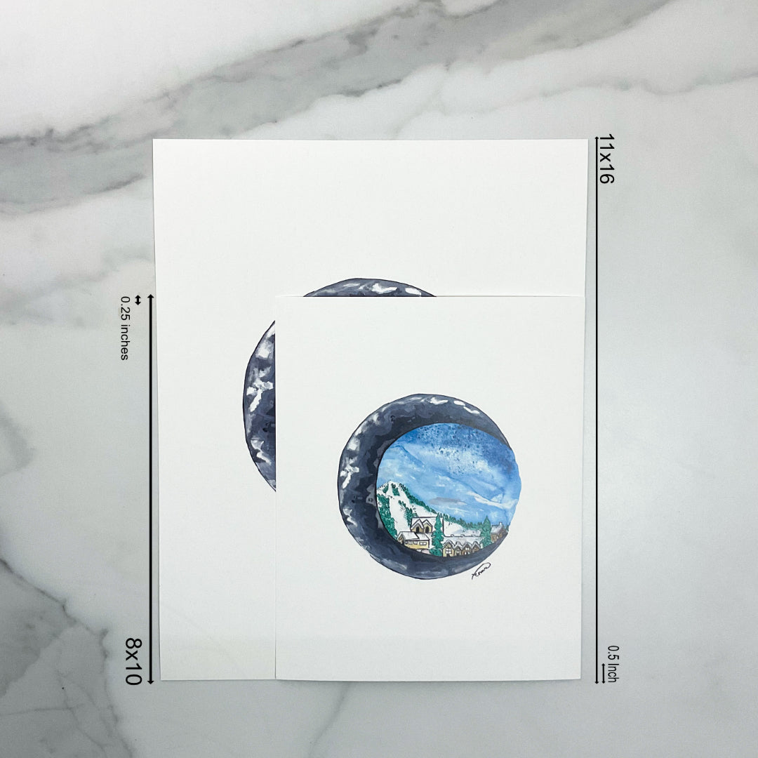 Bright Side of the Moon Art Print