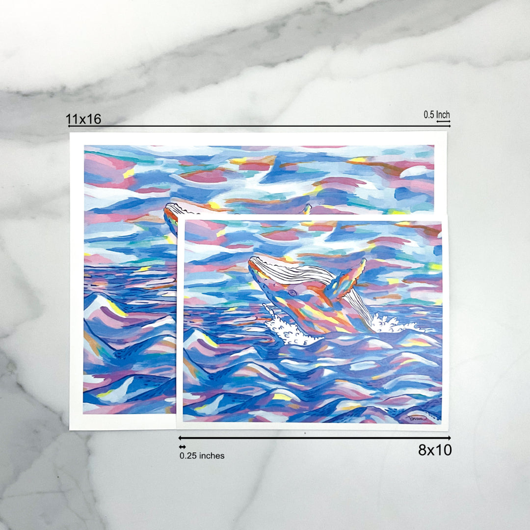 The Whale Art Print