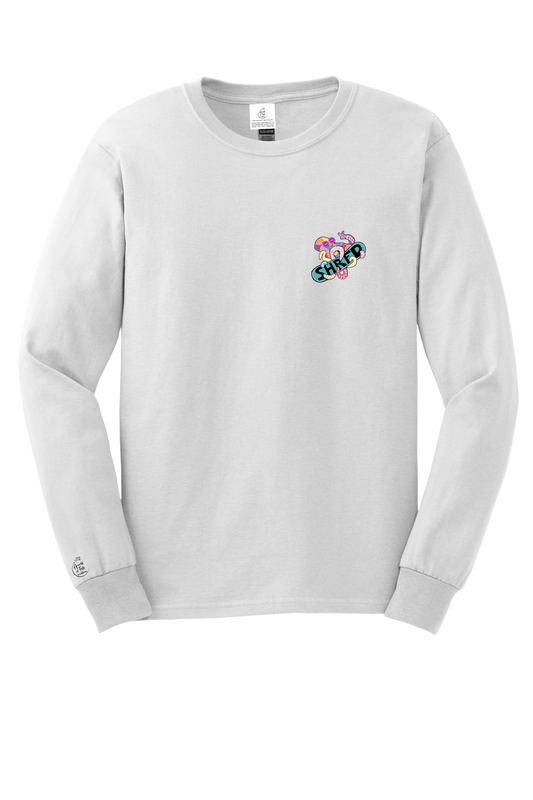 Octo-Grab White Long Sleeve