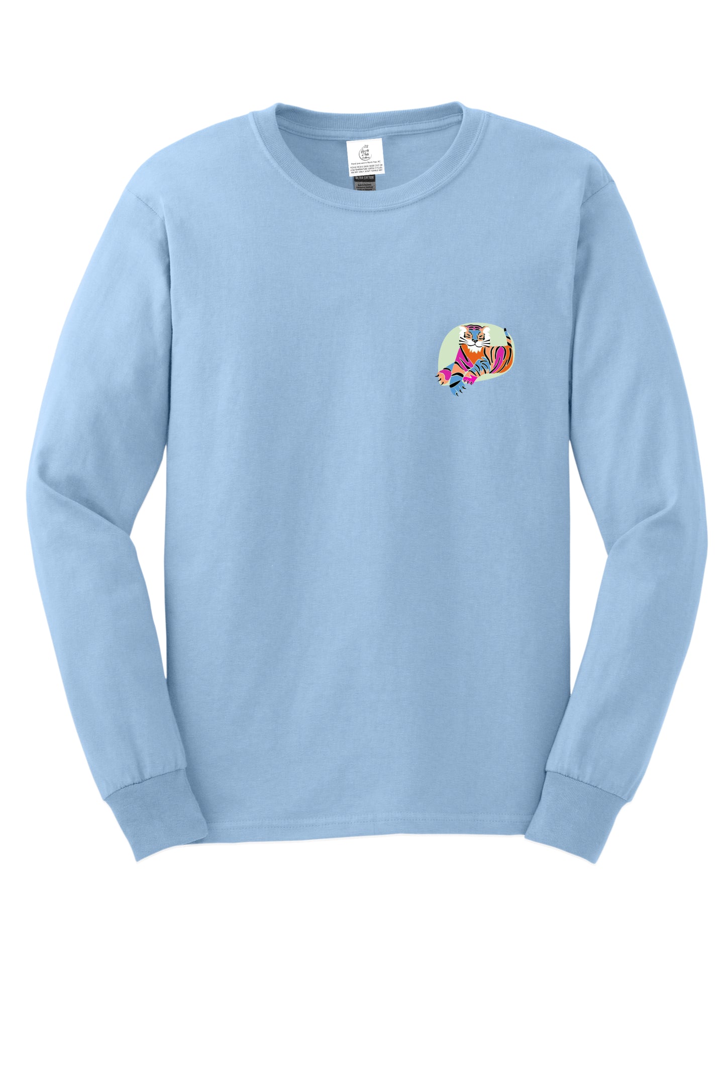 Tiger day Light Blue Long Sleeve