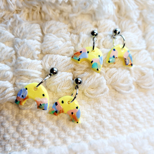 Sunny Days Rainbow Dangling Earrings